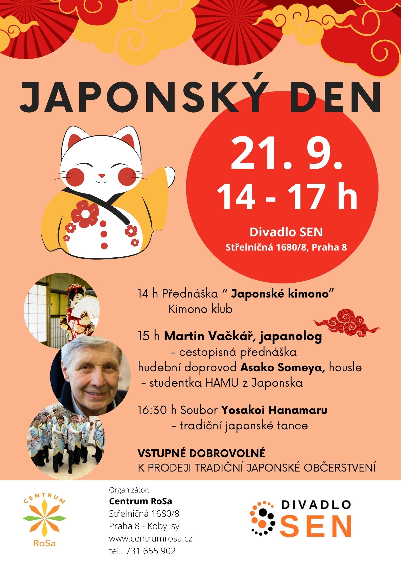 Japonský den 21.9. 9-14 h.