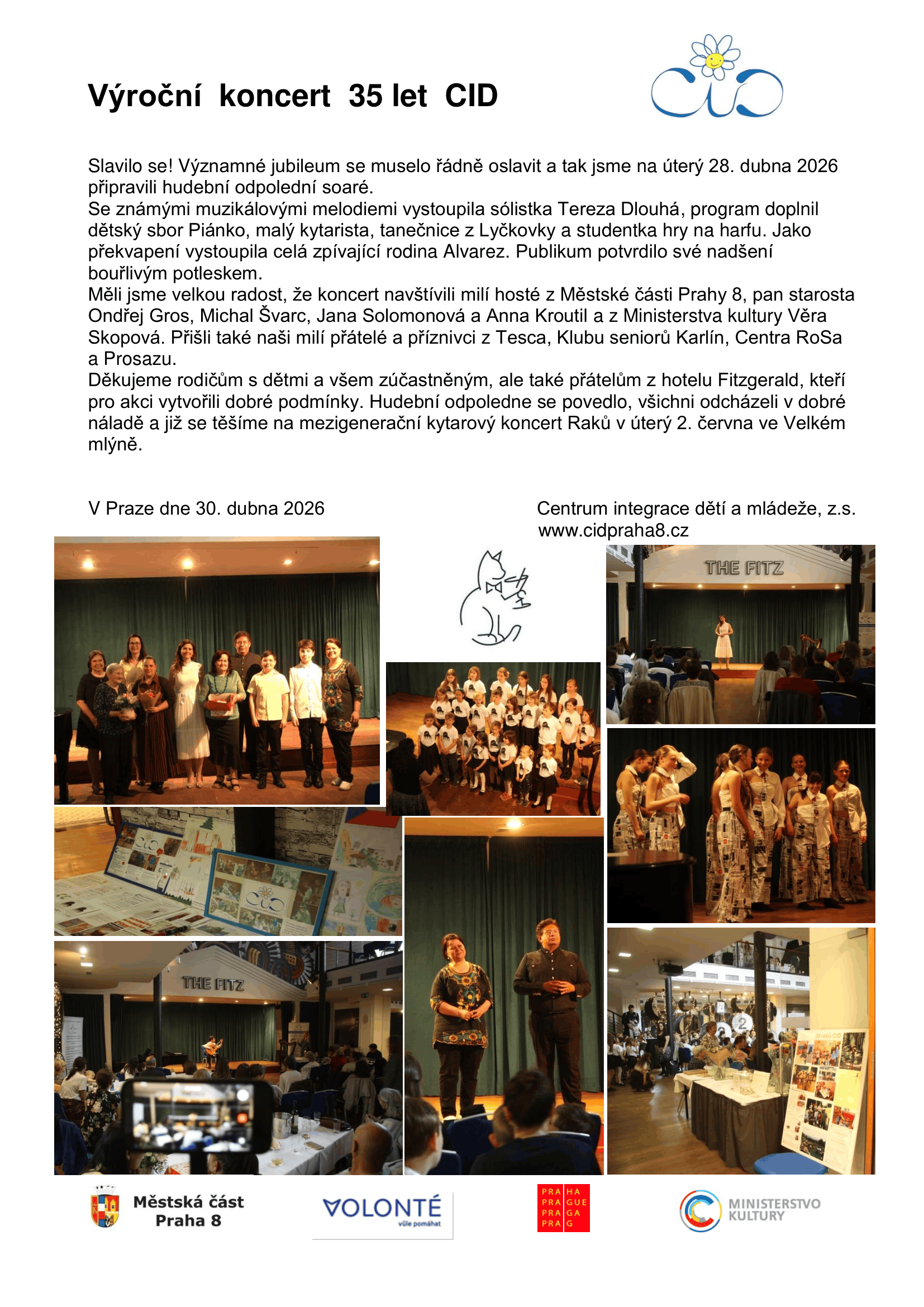 TZ Výroční koncert 35 let CID 1